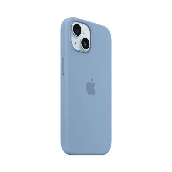 Apple iPhone 15 Plus Szilikontok MagSafe-vel - Winter Kék