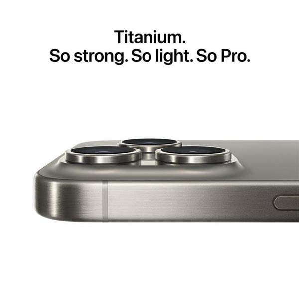 Apple iPhone 15 Pro 128GB, fehér titanium