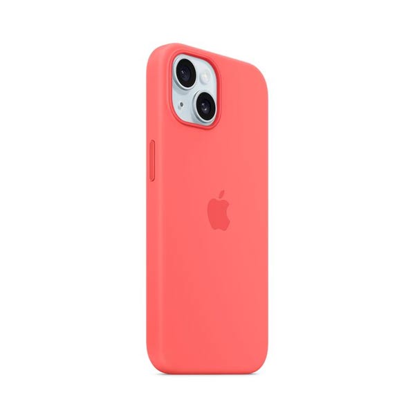 Apple iPhone 15 Szilikontok MagSafe-vel - Guava