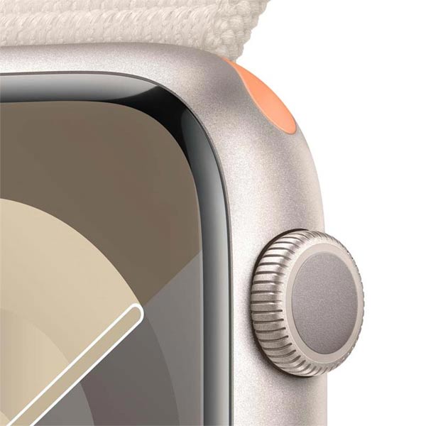 Apple Watch Series 9 GPS 41mm Starlight Aluminium Case Starlight Sport Loop-pal