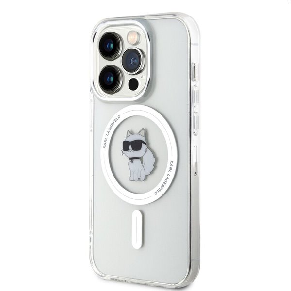 Karl Lagerfeld IML Choupette MagSafe tok Apple iPhone 15 Pro Max számára, átlátszó Karl Lagerfeld IML Choupette MagSafe tok Apple iPhone 15 Pro Max számára, átlátszó