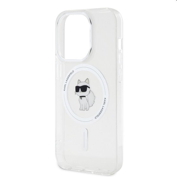 Karl Lagerfeld IML Choupette MagSafe tok Apple iPhone 15 Pro Max számára, átlátszó Karl Lagerfeld IML Choupette MagSafe tok Apple iPhone 15 Pro Max számára, átlátszó