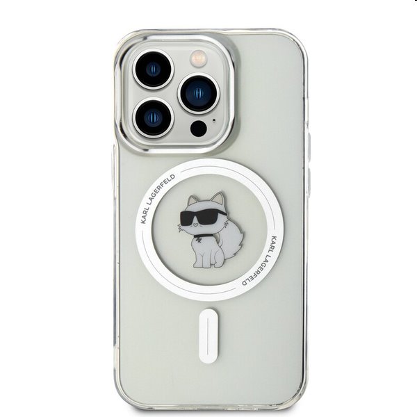 Karl Lagerfeld IML Choupette MagSafe tok Apple iPhone 15 Pro Max számára, átlátszó Karl Lagerfeld IML Choupette MagSafe tok Apple iPhone 15 Pro Max számára, átlátszó