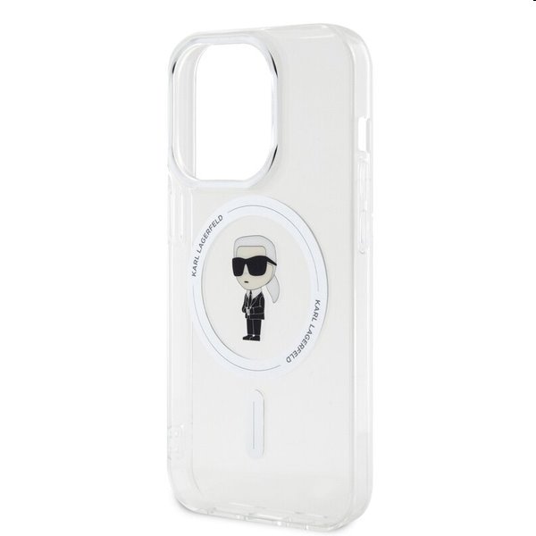 Karl Lagerfeld IML Ikonik MagSafe tok Apple iPhone 15 Pro számára, átlátszó