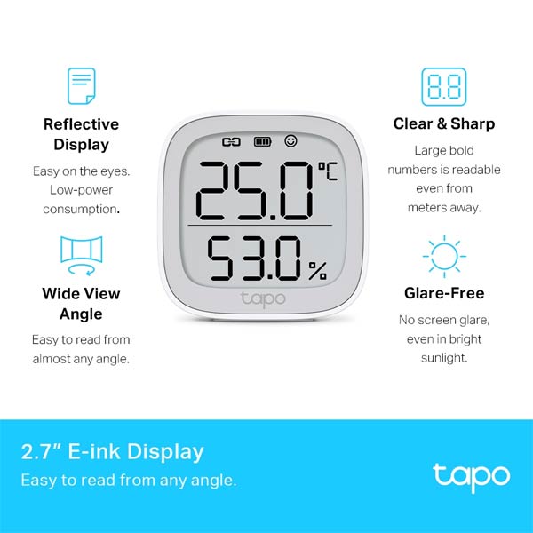 Tp-link Tapo T315, Okos Hőmérséklet és páratartalom Monitor