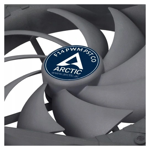 Arctic ventilátor F14 PWM PST CO Fekete