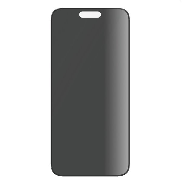PanzerGlass UWF Privacy védőüveg applikátorral Apple iPhone 15 Pro számára, fekete