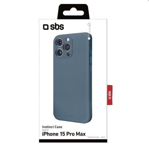 SBS Instinct Cover tok Apple iPhone 15 Pro Max számára, kék