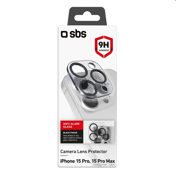 SBS védőtok a fényképezőgép lencséjére Apple iPhone 15 Pro/15 Pro Max számára SBS védőtok a fényképezőgép lencséjére Apple iPhone 15 Pro/15 Pro Max számára