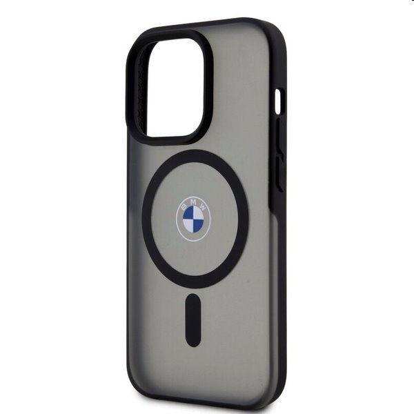 BMW IML Signature MagSafe tok Apple iPhone 15 Pro számára, fekete