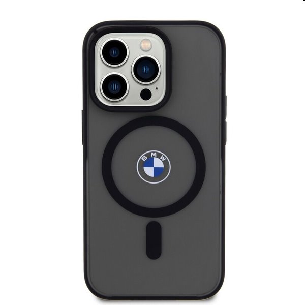 BMW IML Signature MagSafe tok Apple iPhone 15 Pro Max számára, fekete
