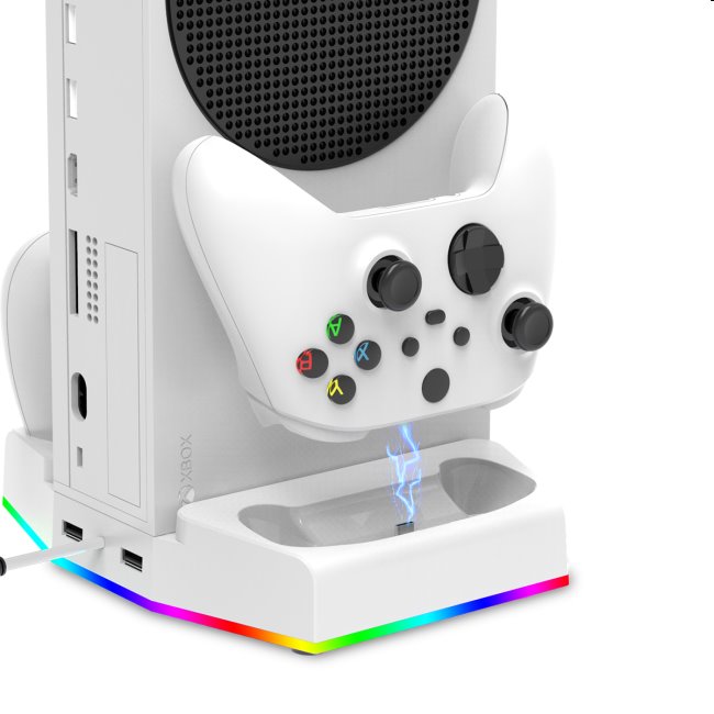 Dokkolóállomás iPega Xbox Series S, Vezeték nélküli Vezérlő és fejhallgató számára + 2db akkumulátor Dokkolóállomás iPega Xbox Series S, Vezeték nélküli Vezérlő és fejhallgató számára + 2db akkumulátor