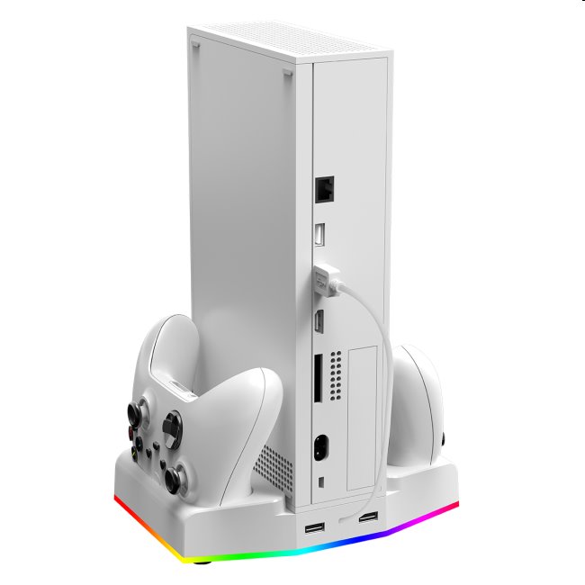 Dokkolóállomás iPega Xbox Series S, Vezeték nélküli Vezérlő és fejhallgató számára + 2db akkumulátor