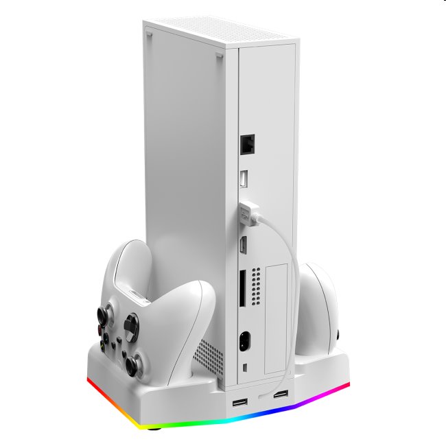 Dokkolóállomás iPega Xbox Series S, Vezeték nélküli Vezérlő és fejhallgató számára + 2db akkumulátor Dokkolóállomás iPega Xbox Series S, Vezeték nélküli Vezérlő és fejhallgató számára + 2db akkumulátor