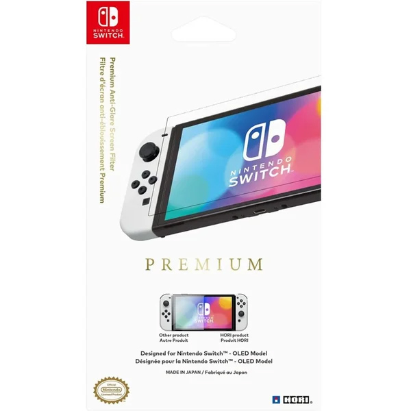 HORI Premium Screen Filter Nintendo Switch OLED számára