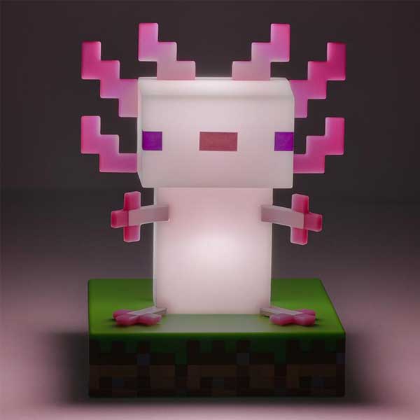 Lámpa Axolotl Icon Light (Minecraft)