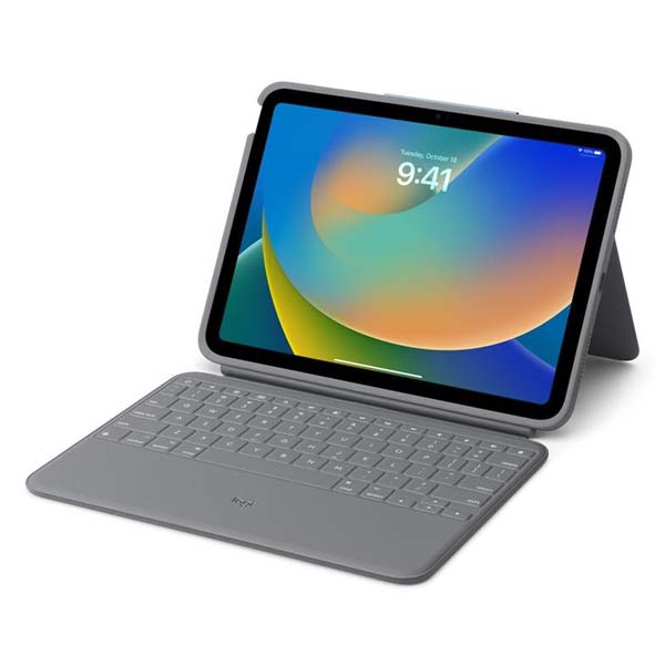 Logitech Rugged Folio iPad 10.gen. számára - Oxford Grey - UK