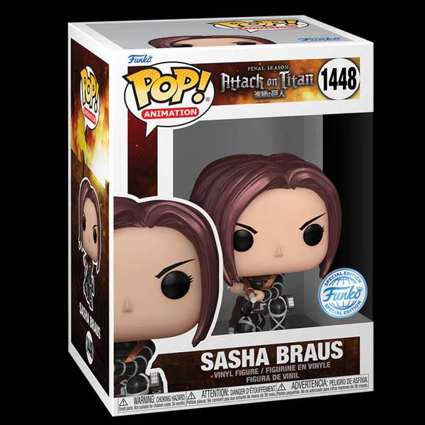 POP! Animation: Sasha Braus (Metallic) (Attack on Titan) Special Kiadás POP! Animation: Sasha Braus (Metallic) (Attack on Titan) Special Kiadás