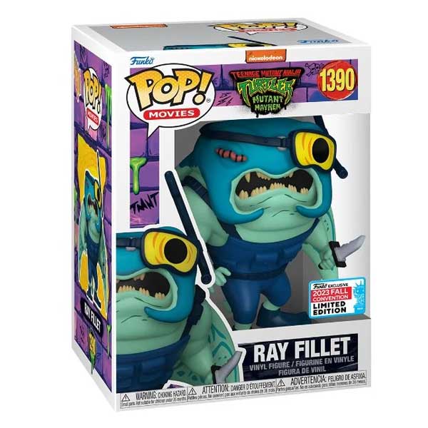 POP! Ray Fillet (Teenage Mutant Ninja Turtle: Mutant Mayhem) 2023 Fall Convention Limited Kiadás POP! Ray Fillet (Teenage Mutant Ninja Turtle: Mutant Mayhem) 2023 Fall Convention Limited Kiadás