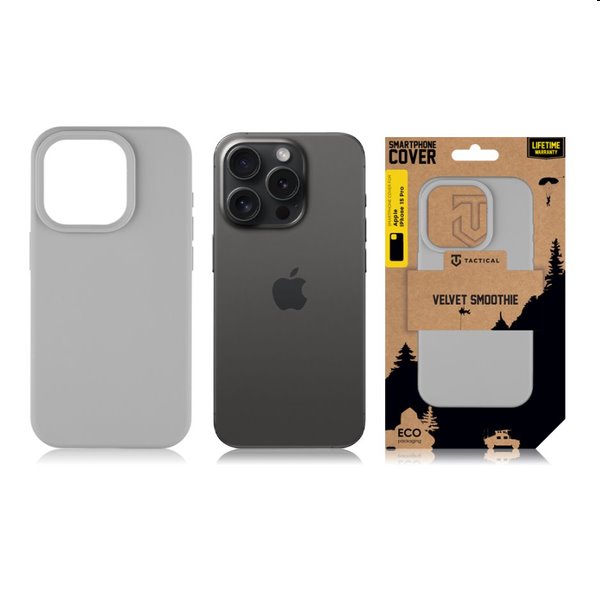 Tactical Velvet Smoothie tok Apple iPhone 15 Pro számára, foggy