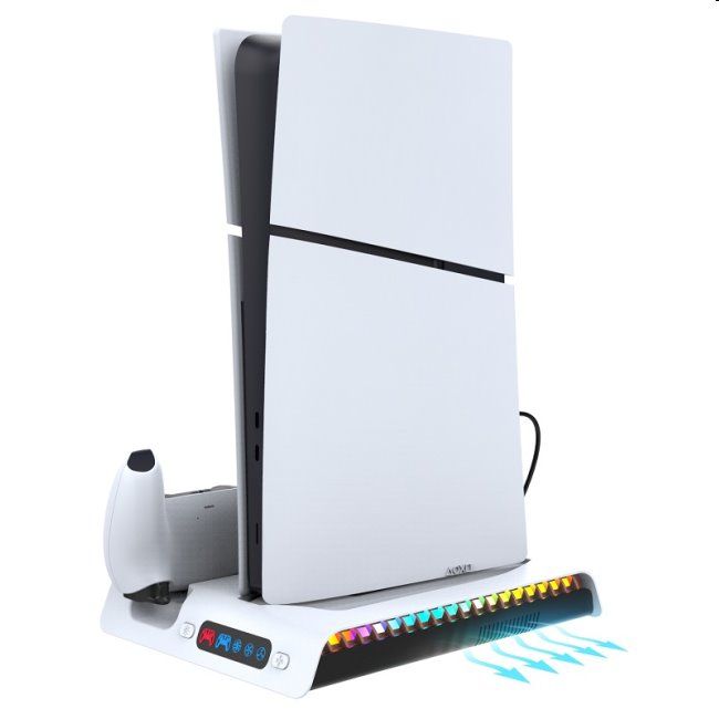 iPega PlayStation 5 Slim, Dualsense, Pulse 3D RGB dock w/ cooling, white iPega PlayStation 5 Slim, Dualsense, Pulse 3D RGB dock w/ cooling, white