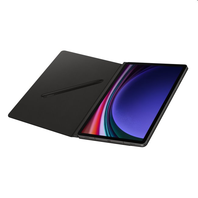 Book Cover tok Samsung Galaxy Tab S9 Plus | S9 FE Plus számára, fekete Book Cover tok Samsung Galaxy Tab S9 Plus | S9 FE Plus számára, fekete