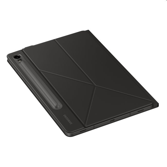 Book Cover tok Samsung Galaxy Tab S9 Plus | S9 FE Plus számára, fekete