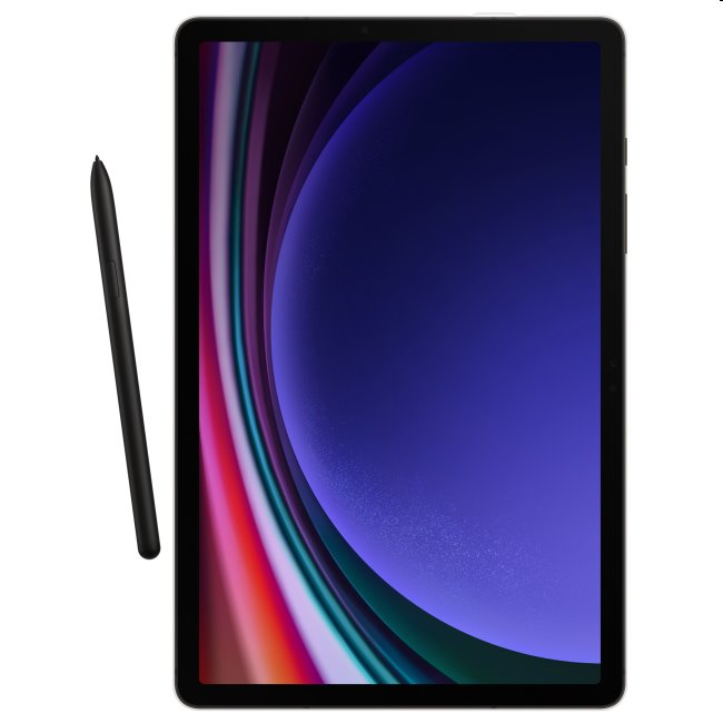 Book Cover tok Samsung Galaxy Tab S9 Plus | S9 FE Plus számára, fekete