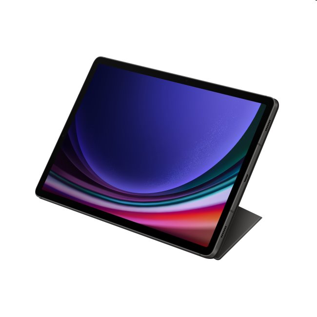 Book Cover tok Samsung Galaxy Tab S9 Plus | S9 FE Plus számára, fekete Book Cover tok Samsung Galaxy Tab S9 Plus | S9 FE Plus számára, fekete