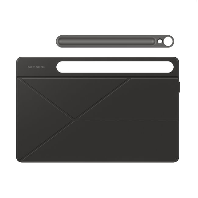 Book Cover tok Samsung Galaxy Tab S9 Plus | S9 FE Plus számára, fekete