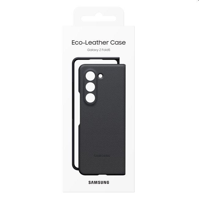 Eco-Leather Cover tok Samsung Galaxy Z Fold5 számára, icy blue