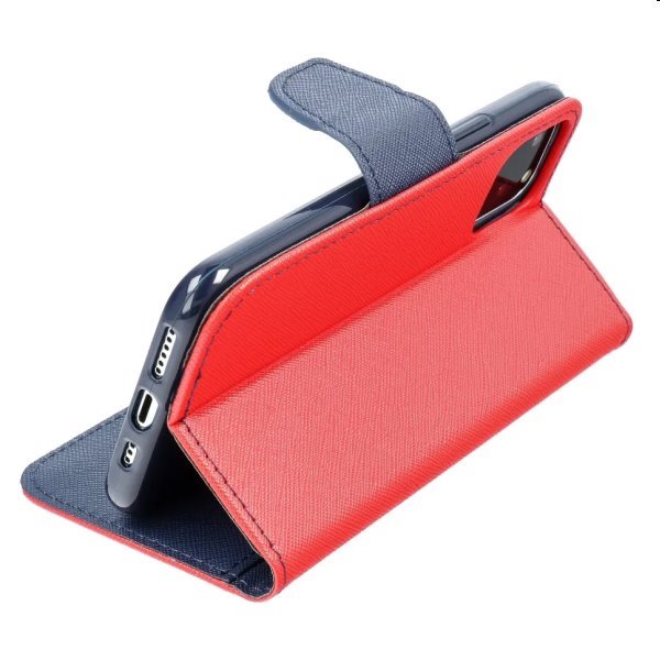 FANCY Book tok Samsung Galaxy A34 5G számára, piros/kék FANCY Book tok Samsung Galaxy A34 5G számára, piros/kék