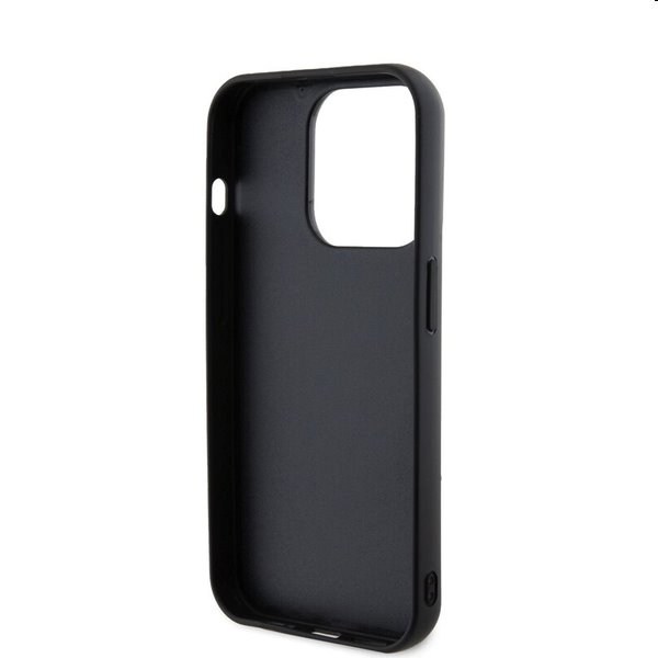 Karl Lagerfeld 3D Rubber Karl and Choupette tok Apple iPhone 13 Pro számára, fekete Karl Lagerfeld 3D Rubber Karl and Choupette tok Apple iPhone 13 Pro számára, fekete