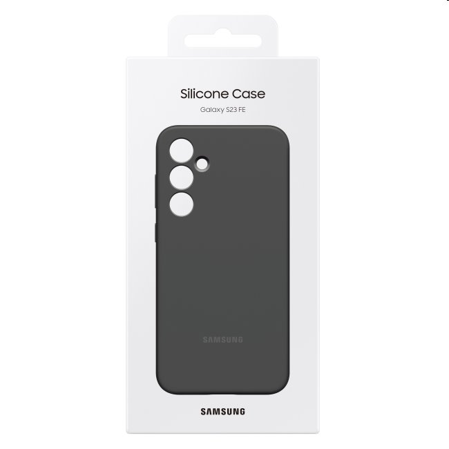 Silicone Cover tok Samsung Galaxy S23 FE számára, light szürke