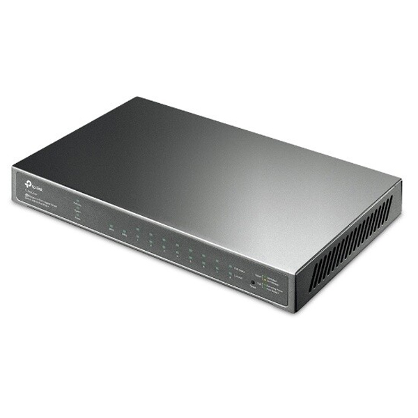 tp-link TL-SG2210P, 10 portos gigabites intelligens switch JetStream 8 PoE+ porttal