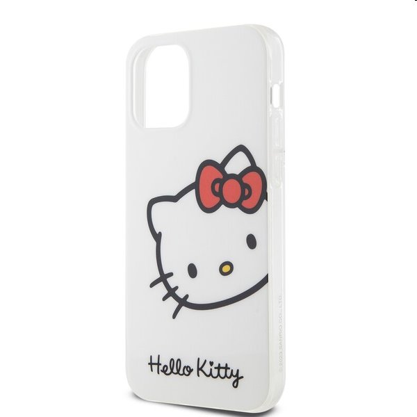 Hello Kitty IML Head Logo hátlapi tok Apple iPhone 12/12 Pro számára, fehér
