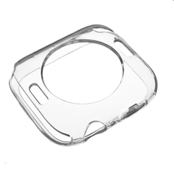 FIXED TPU zselés tok Apple Watch Series 9 45mm számára, áttetsző FIXED TPU zselés tok Apple Watch Series 9 45mm számára, áttetsző