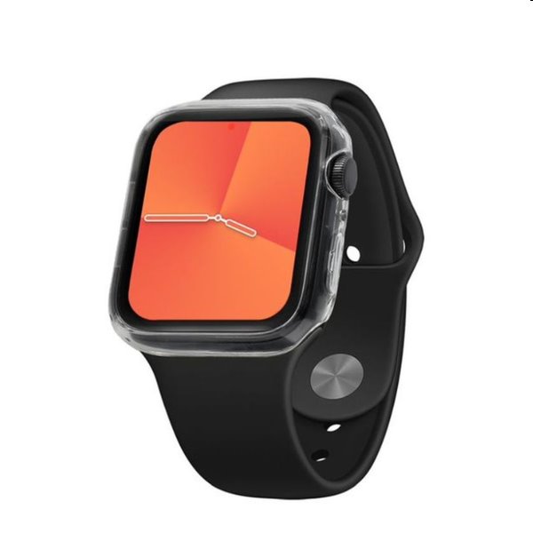 FIXED TPU zselés tok Apple Watch Series 9 45mm számára, áttetsző FIXED TPU zselés tok Apple Watch Series 9 45mm számára, áttetsző
