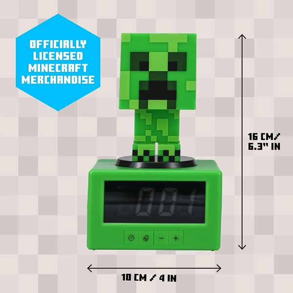 Lámpa Creeper Icon Alarm Clock (Minecraft) Lámpa Creeper Icon Alarm Clock (Minecraft)