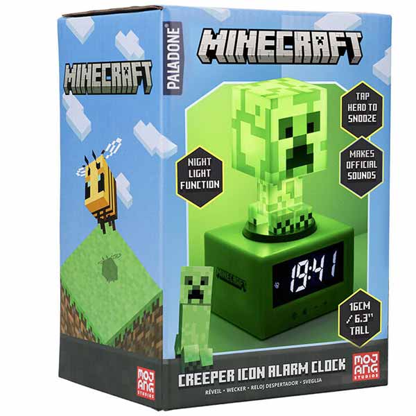 Lámpa Creeper Icon Alarm Clock (Minecraft) Lámpa Creeper Icon Alarm Clock (Minecraft)