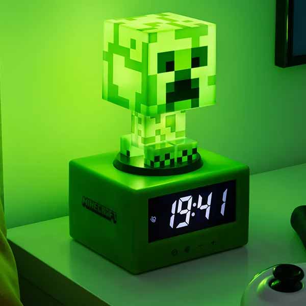 Lámpa Creeper Icon Alarm Clock (Minecraft) Lámpa Creeper Icon Alarm Clock (Minecraft)