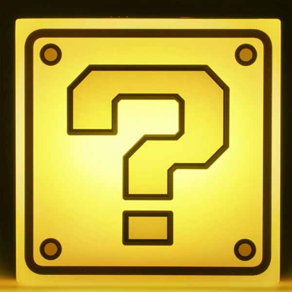 Question Block Night Light (Super Mario) lámpa Question Block Night Light (Super Mario) lámpa