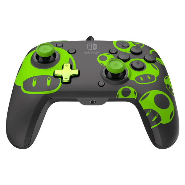 PDP Rematch Vezetékes kontroller 1Up Glow in The Dark Nintendo Switch számára PDP Rematch Vezetékes kontroller 1Up Glow in The Dark Nintendo Switch számára