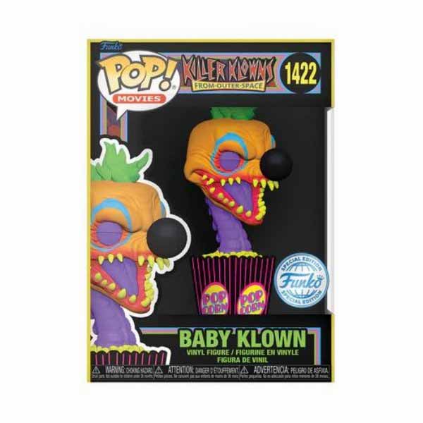POP! Movies: Killer Klowns from Outer Space: Baby Klown (Blacklight) Special Kiadás