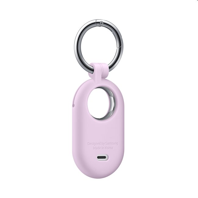 Silicone Cover tok Samsung Galaxy SmartTag 2 számára, lavender Silicone Cover tok Samsung Galaxy SmartTag 2 számára, lavender