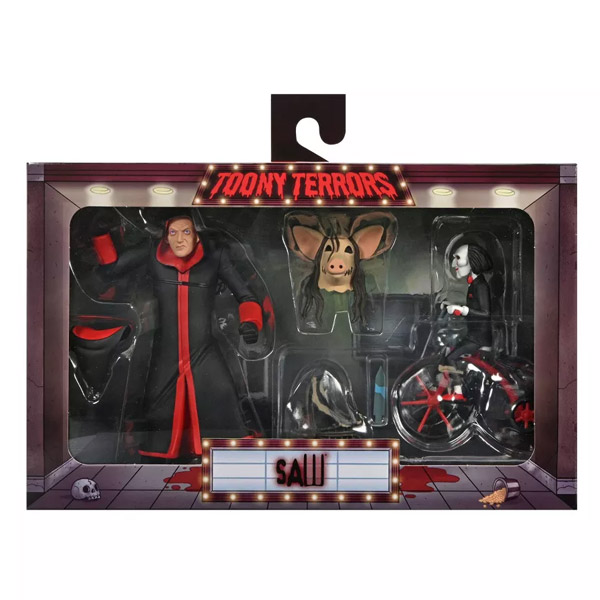 Akciófigurák Toony Terrors Jigsaw Killer & Billy Tricycle Boxed Set (Saw)