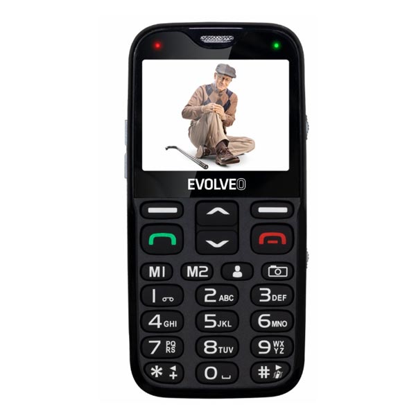 EVOLVEO EasyPhone XG, fekete