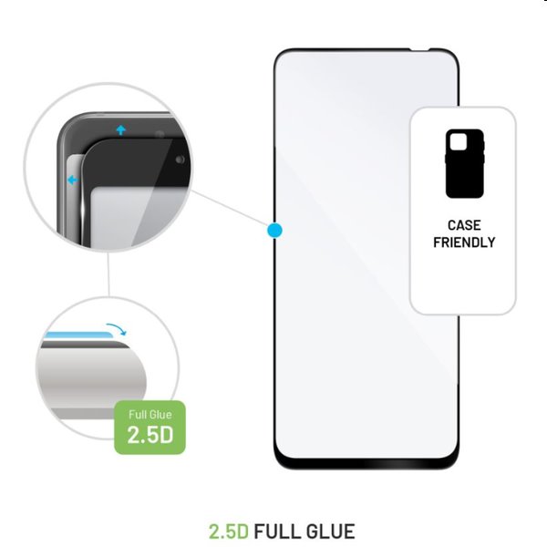 FIXED Full-Cover Edzett védőüveg Xiaomi Redmi Note 12S számára, fekete FIXED Full-Cover Edzett védőüveg Xiaomi Redmi Note 12S számára, fekete