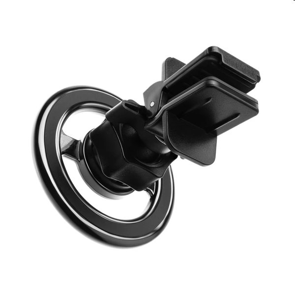 FIXED MagMount Vent Mágneses fém tartó a szellőzőrostélyra MagSafe támogatással, fekete FIXED MagMount Vent Mágneses fém tartó a szellőzőrostélyra MagSafe támogatással, fekete