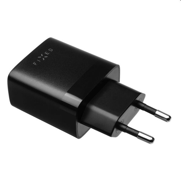 FIXED Hálózati töltő Smart Rapid Charge 2 x USB, 17W, fekete
